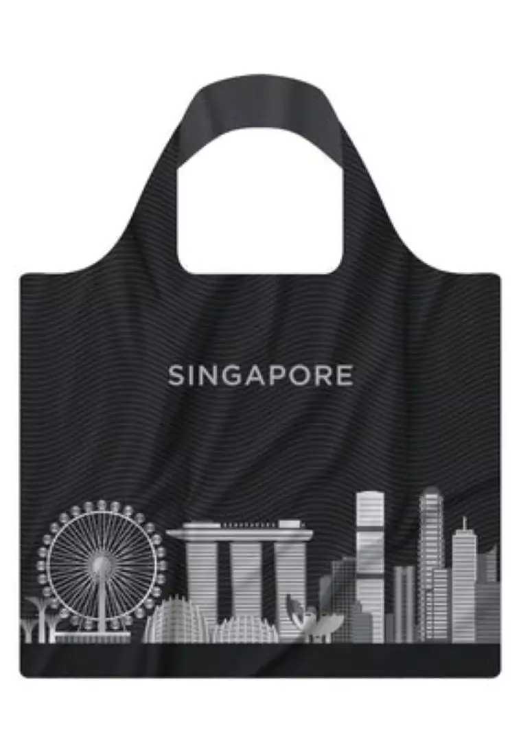 Crossing Recycled Foldable Tote Bag  Skylines Singapore