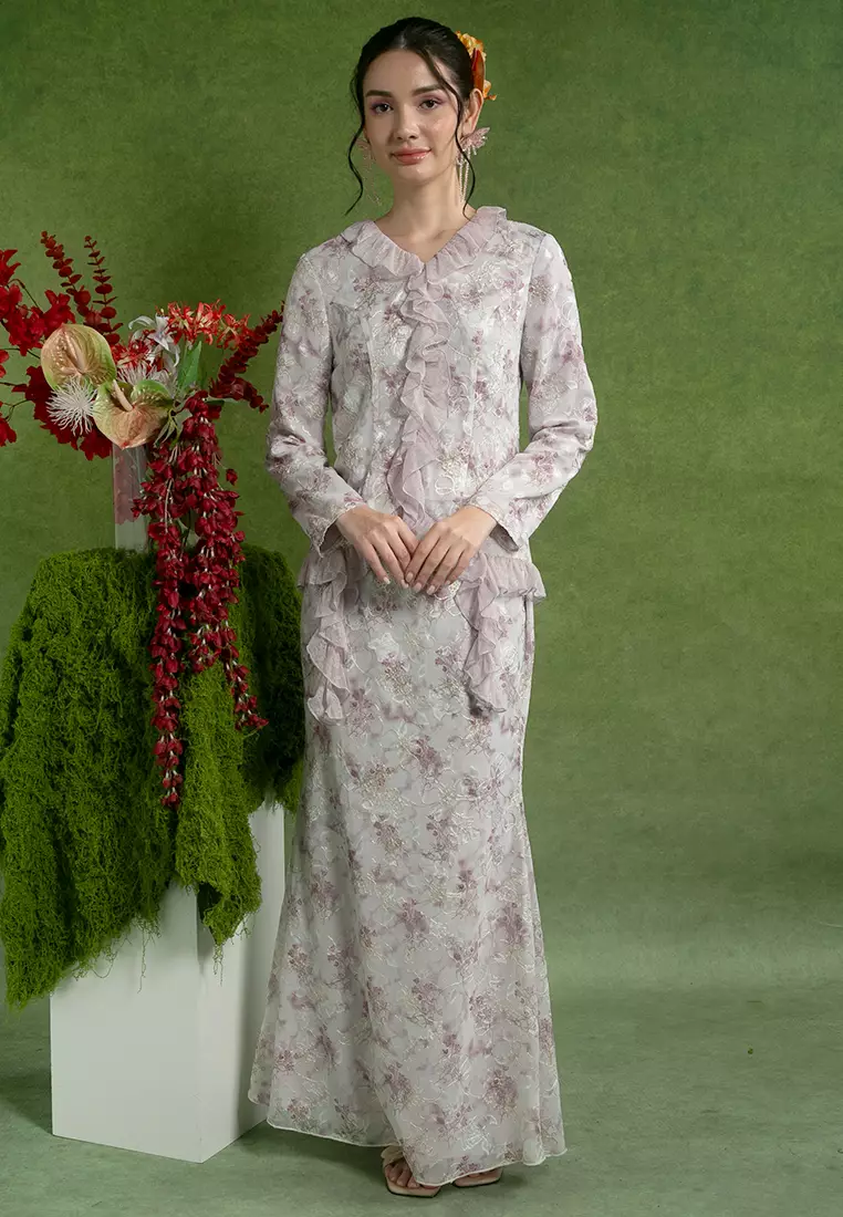 Katrina Ruffle Kebaya Set