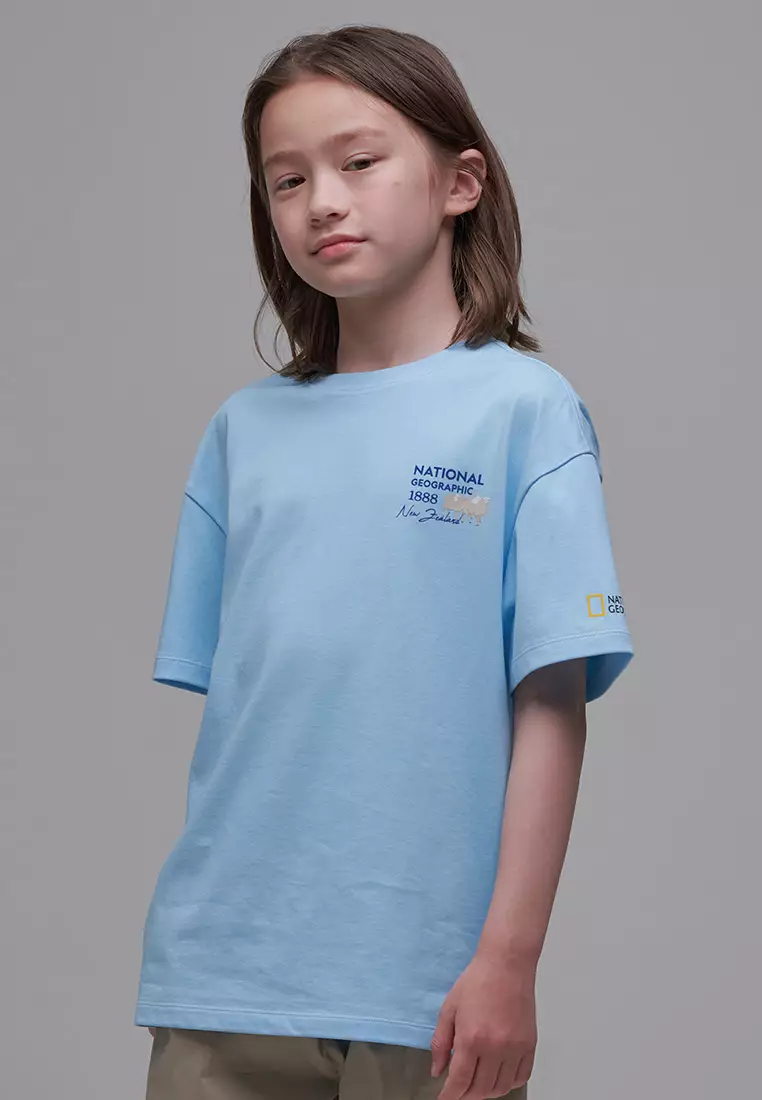 童裝動物圖案短袖T恤