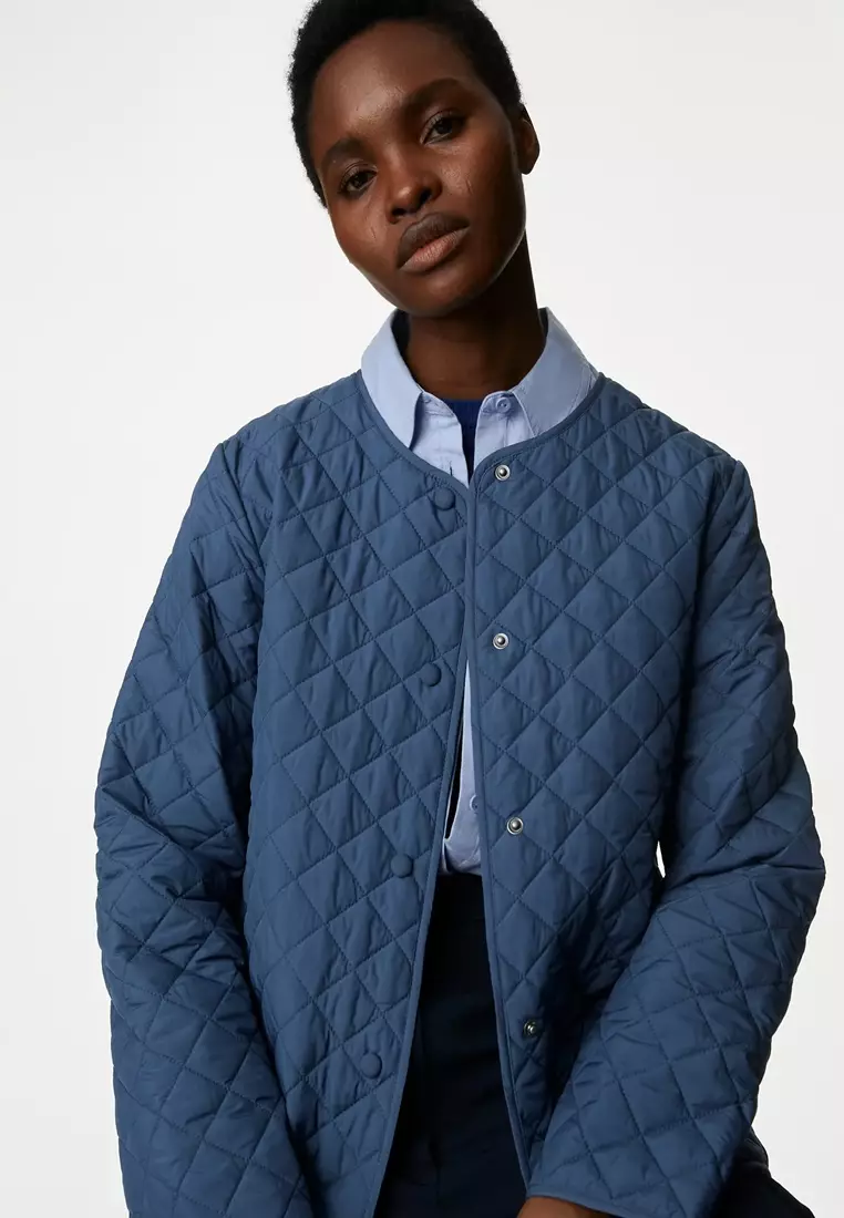 Marks and spencer quilted jackets best sale