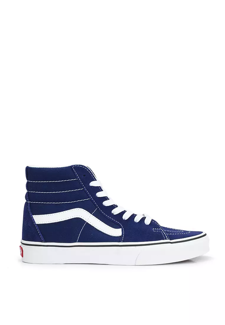 Mens blue clearance high top vans