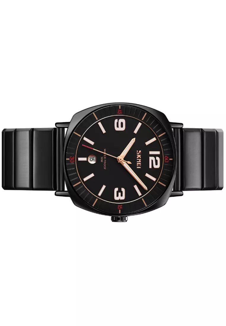 Jam Tangan Analog Pria Waterproof Strap Tali Material Stainless Steel GN35 ORIGINAL