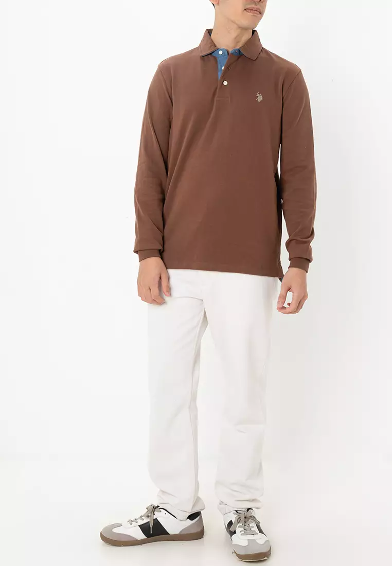 Lyle Helbow Patch Polo Shirt