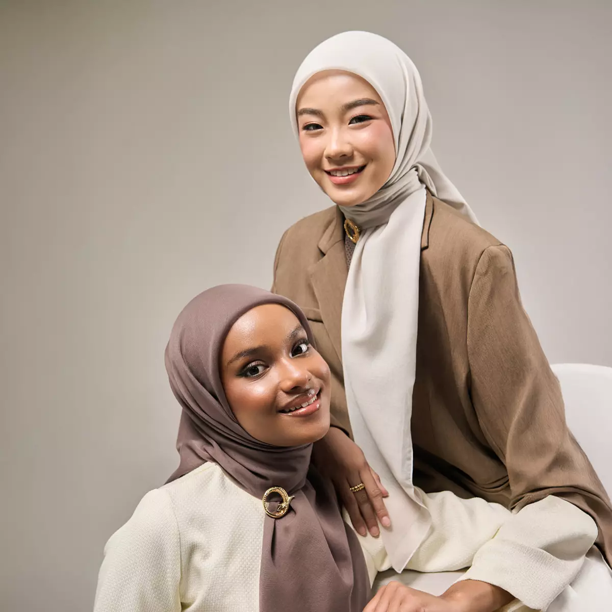 [New Collectio] ZM Zaskia Mecca - Hijab Paris Premium Pearl River | Bahan Adem, Fine Stitch, Mudah Dibentuk & Classy