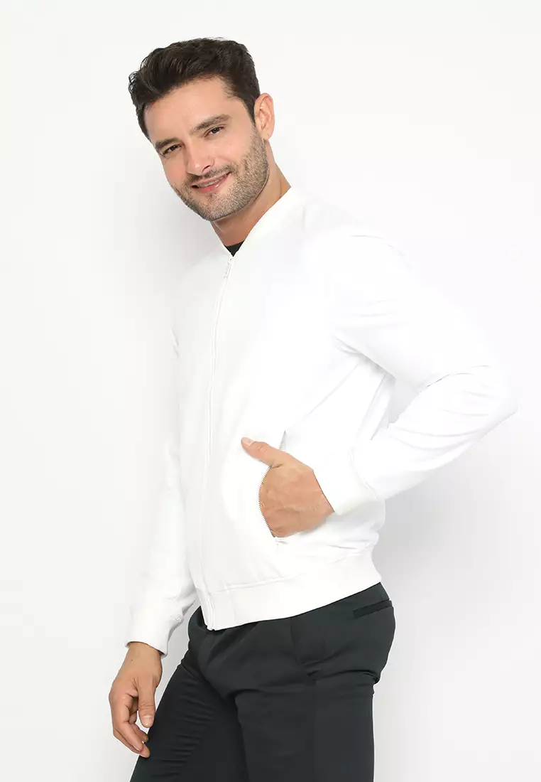 Jobb Tarvero Jacket Pria Slim Fit Putih