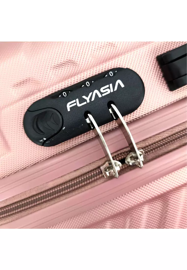 Buy Flyasia FLYASIA CROSS X ABS HARD CASE ROSE GOLD LUGGAGE 3 IN 1