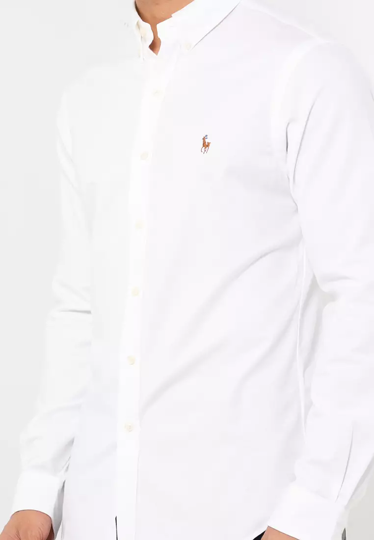 Ralph lauren stretch oxford on sale shirt