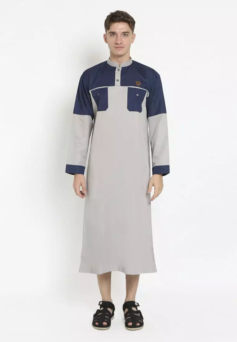 Zayidan Gamis Jubah Muslim Pria Faiz - Abu