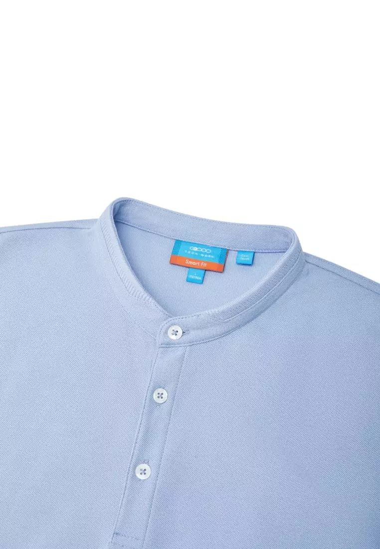 G2000 Easy Care Cool Touch Pique Smart Fit Stand Collar Short Sleeve Polo Tee