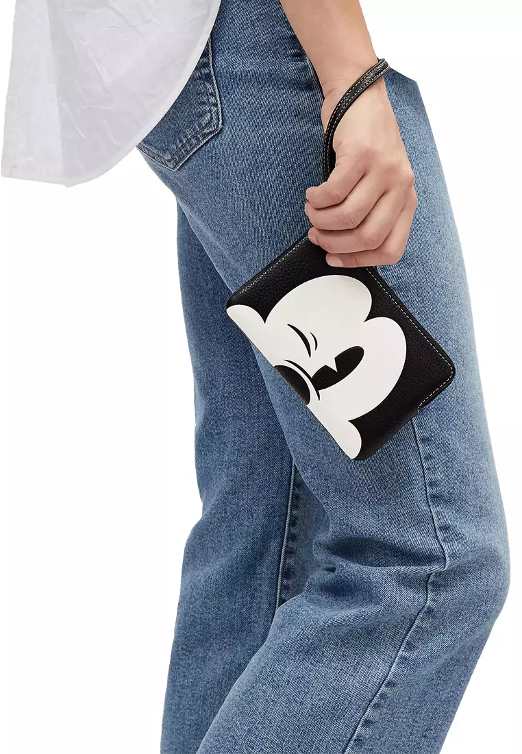 Coach discount mickey wristlet