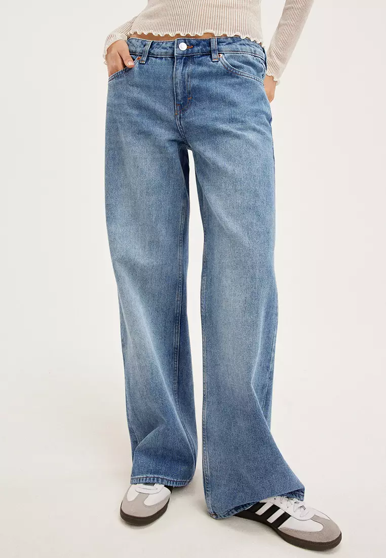 Monki sales flare jeans