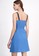 Saturday Club blue Contrast Wrap Camisole Dress With Embellishment 5BC86AACA42859GS_2