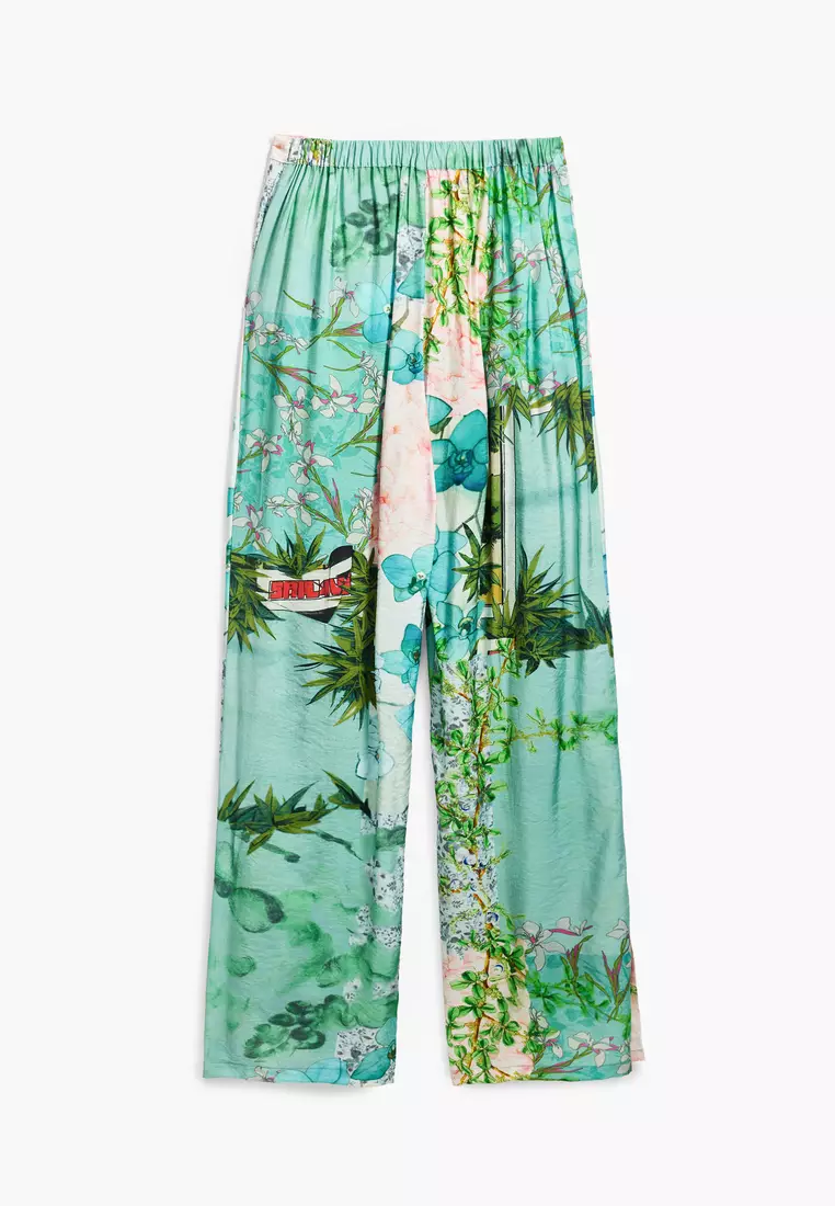 Floral print pants