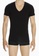 HOM black Smart Cotton Tshirt V Neck 52D24USECA4219GS_1