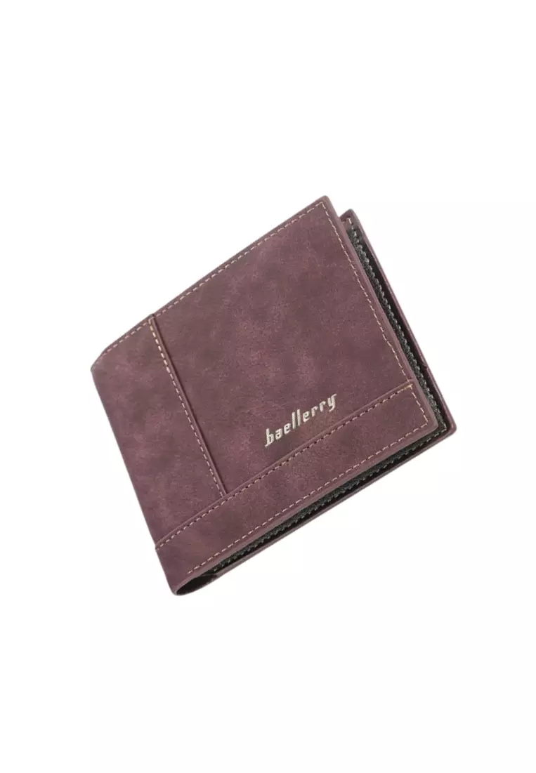 Dompet Lipat Pria Model Pendek Style Korean Bahan Kulit PU Leather Quality Premium ORIGINAL