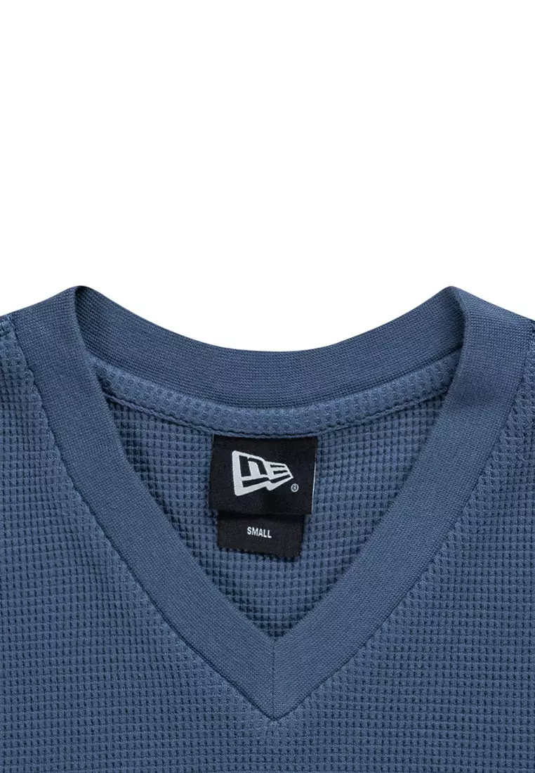 NE Script Basic FW25 Muted Indigo Over Sized Short Sleeve T-Shirt