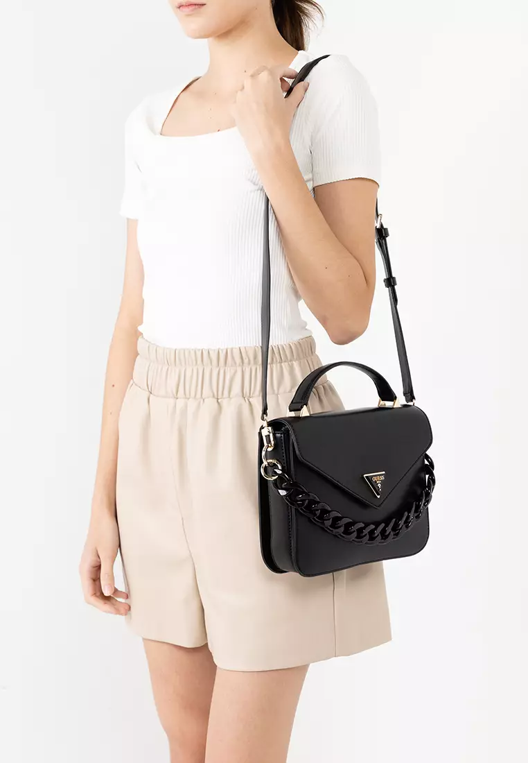 Buy Guess Corina Top Handle Flap Bag 2023 Online | ZALORA Singapore