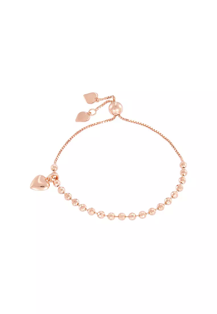 HABIB Beads Bolo Bracelet, 925 Silver Rose 708 BR BOL 1(R)