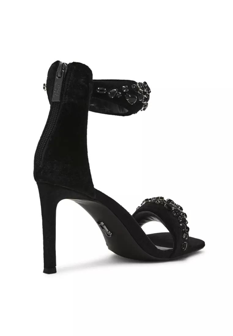 Steve madden velvet heels on sale
