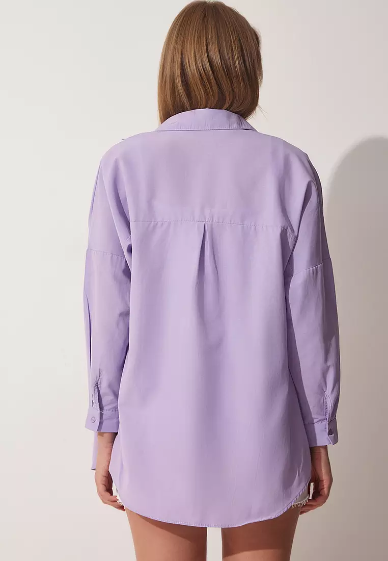 Oversize Long Basic Shirt