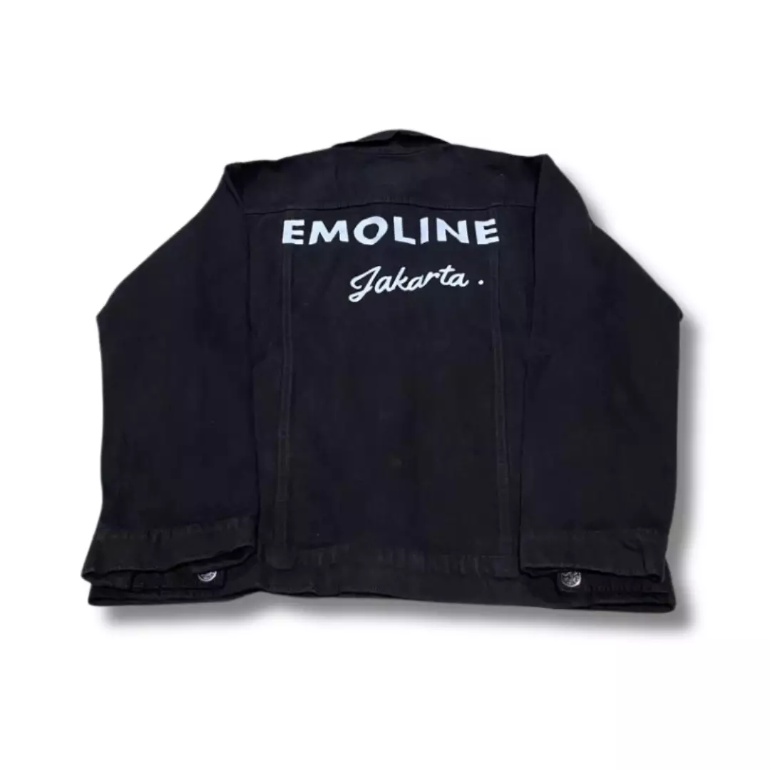 Jual Emoline EMOLINE Jaket Jeans Pria Agis Hitam Original 2024 | ZALORA ...