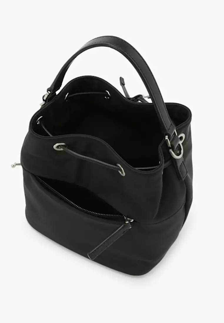 Drawstring Top-Handle Bag
