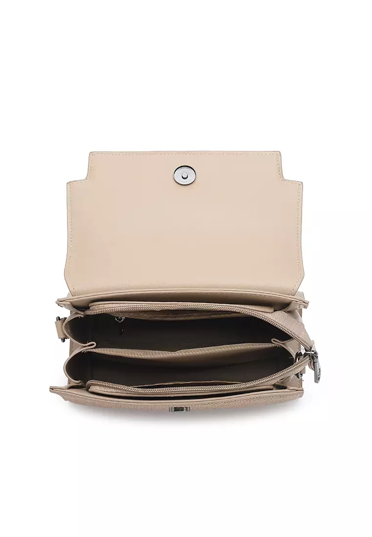 Women's Top Handle Bag / Sling Bag / Crossbody Bag / Shoulder Bag (Tas Tangan Wanita / Tas Selempang Wanita / Tas Bahu Wanita) - Cokelat