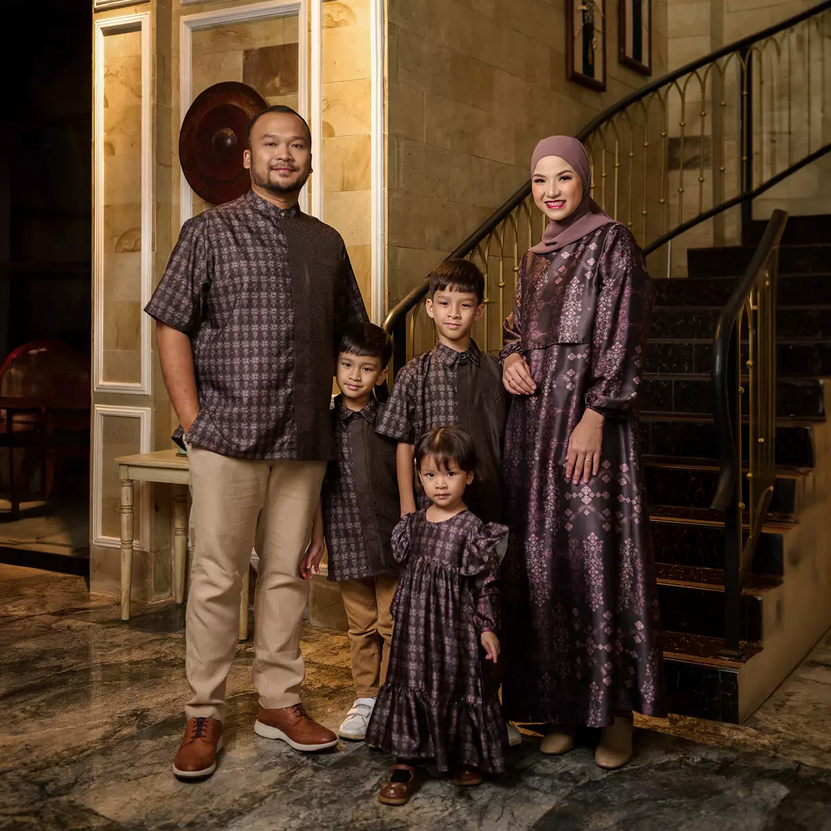 ZM Zaskia Mecca - Karuny Browny Gamis Anak Wanita - Teman Serumpun - Edisi Kamboja