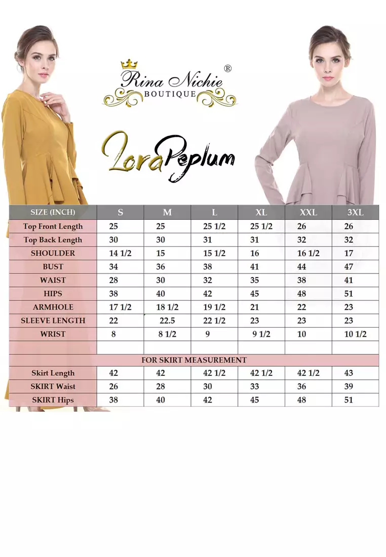 Lora Peplum in Nude