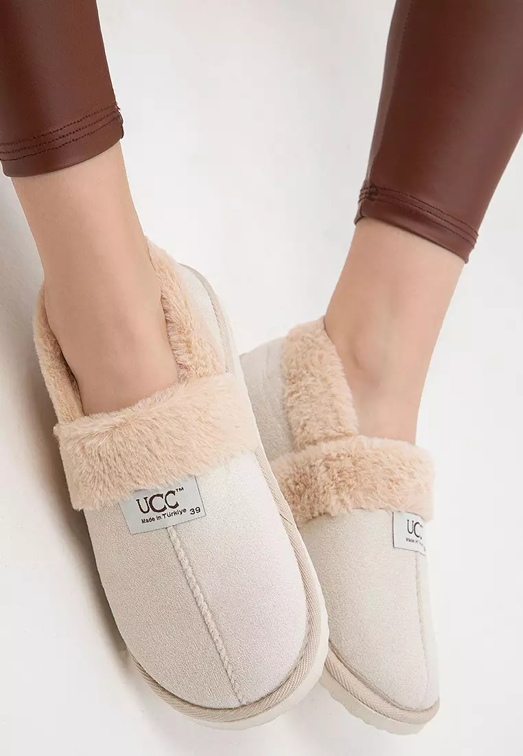 Plush Bedroom Slip Ons