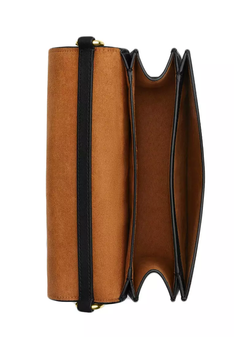 Quinn Bag In Signature Canvas - Walnut/Black
