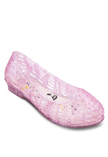 果凍鏤空平底鞋,esprit 台北 女鞋, 鞋