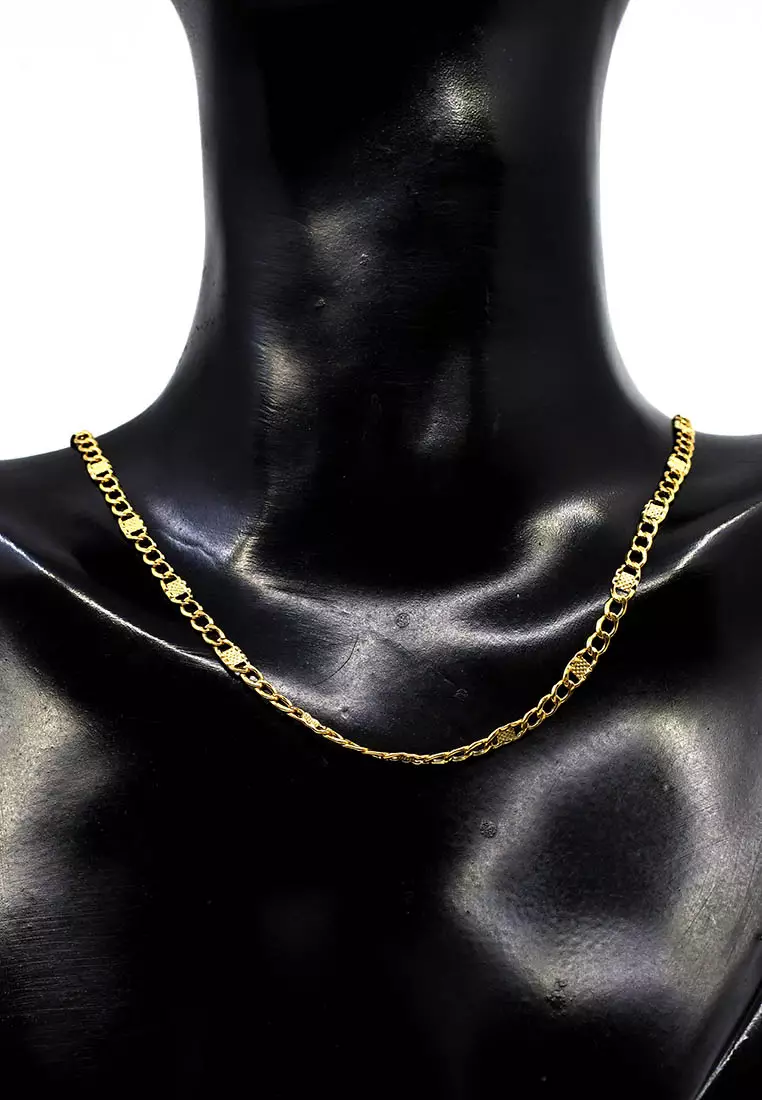 18K Italian Made Yellow Gold Necklace