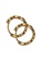 GUESS gold Crystal Leaf Mini Hoop Earrings A20D5AC6CC85A4GS_1