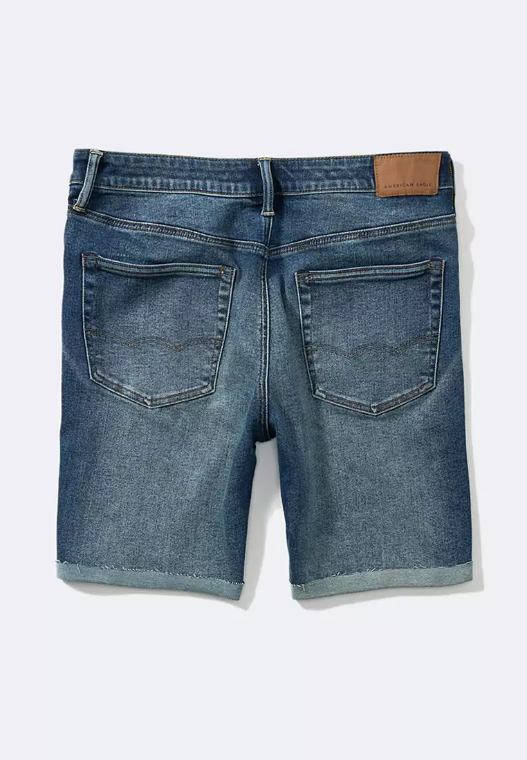 american eagle blue shorts