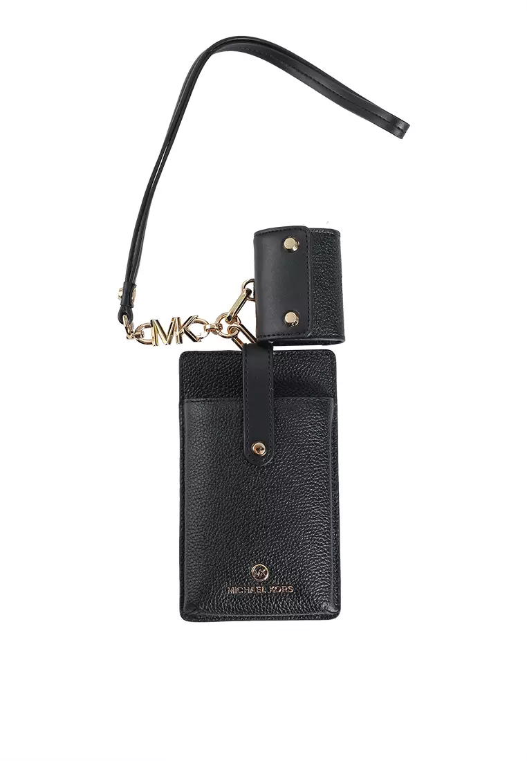 Michael kors id shop lanyard badge holder