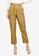 ZALIA BASICS brown Paperbag Trousers E42C5AA3B4CE47GS_1