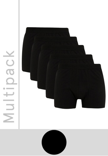 DeFacto black 5 Pack Standard Fit Boxer Set 07555USA6E0C00GS_1