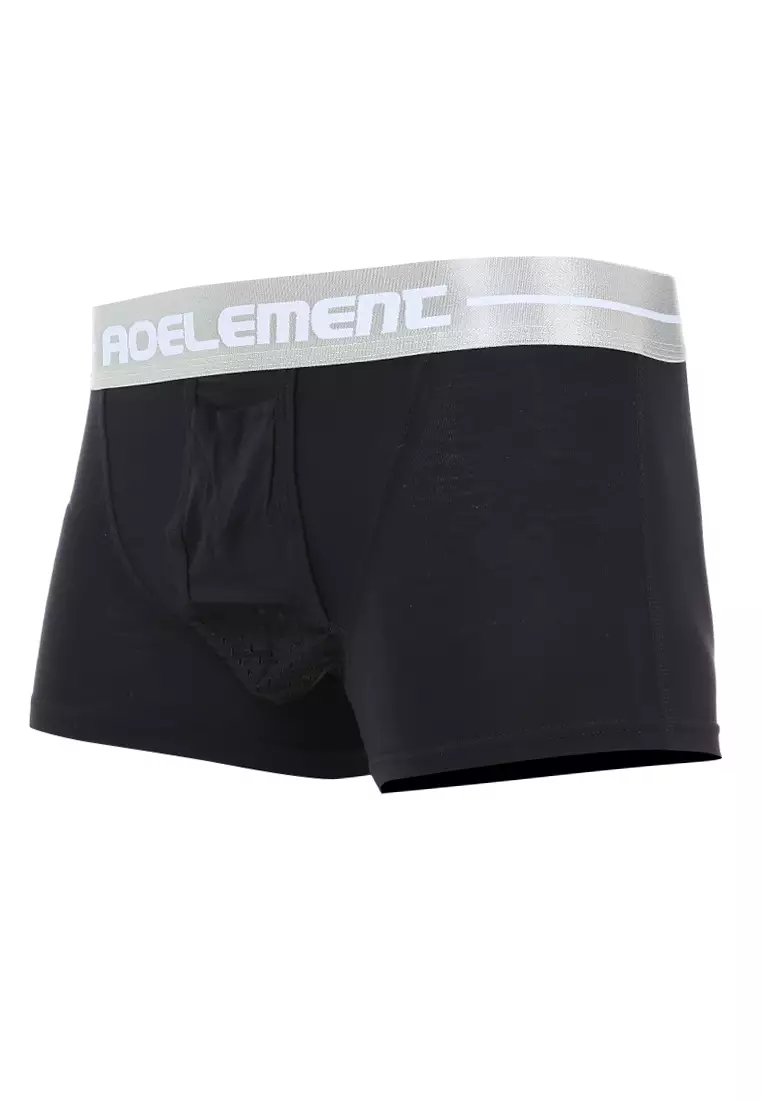 Jaymes Celana Dalam Boxer Pria Bullet Separation Male Panties Material Cellulose + Spandex ORIGINAL - Black