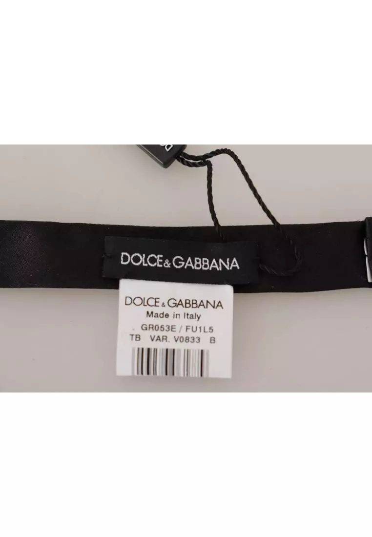Dolce & Gabbana  Silk Adjustable Neck Papillon Tie Men