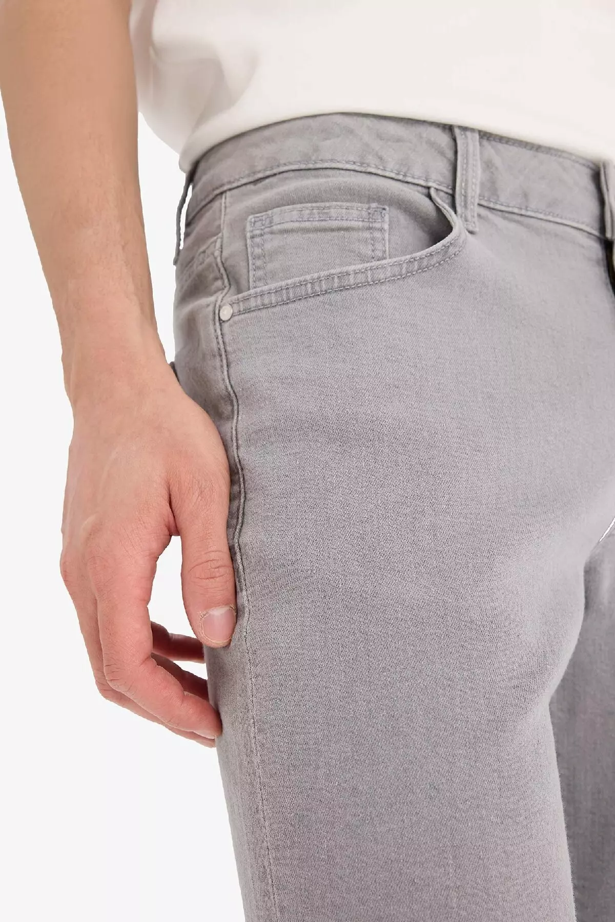 Slim Fit Slim Fit Jean Bermuda Shorts A4802Ax25Sm