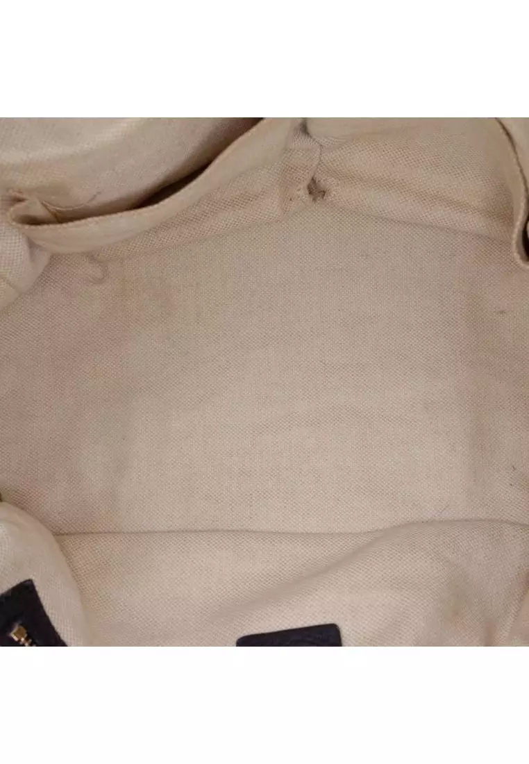 Pre-Loved Gucci Small Calfskin Web Joy Boston Bag
