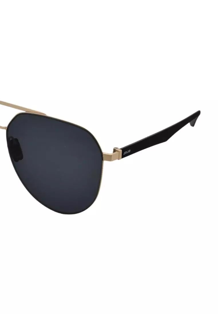 Aviator Slim Frame Flat Lens TR90 Temple Polarized Sunglasses