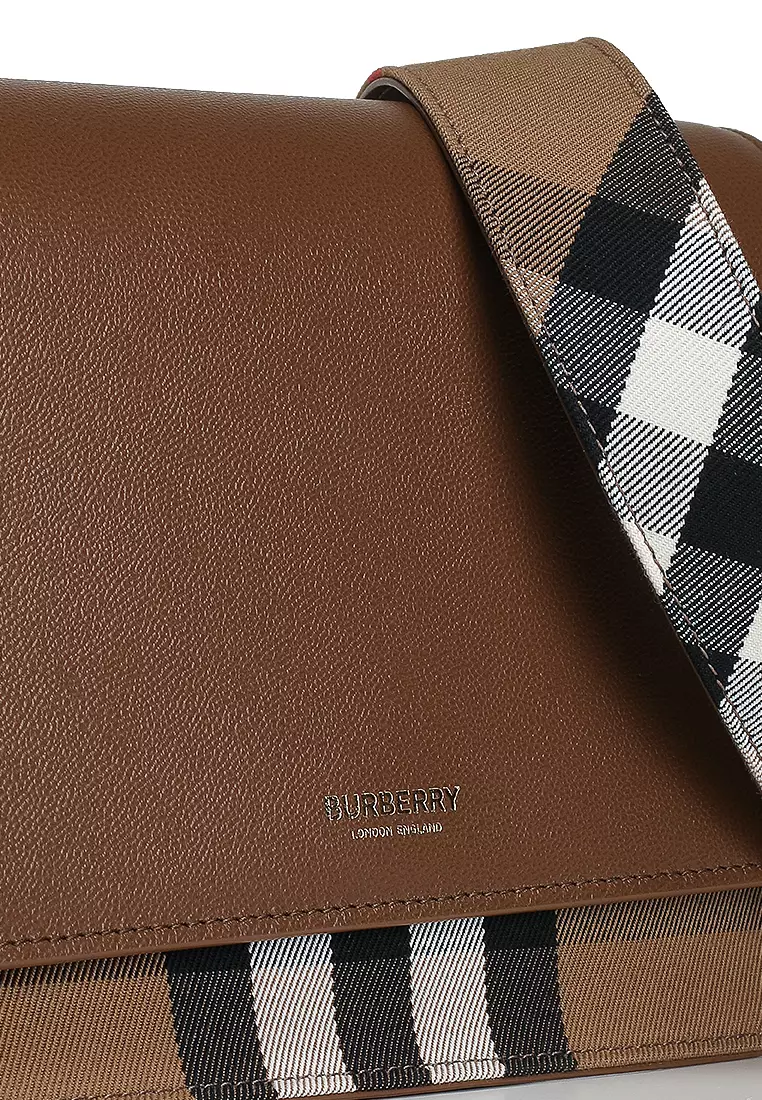 Buy BURBERRY Mackford Check Crossbody Bag (nt) 2026 Online | ZALORA
