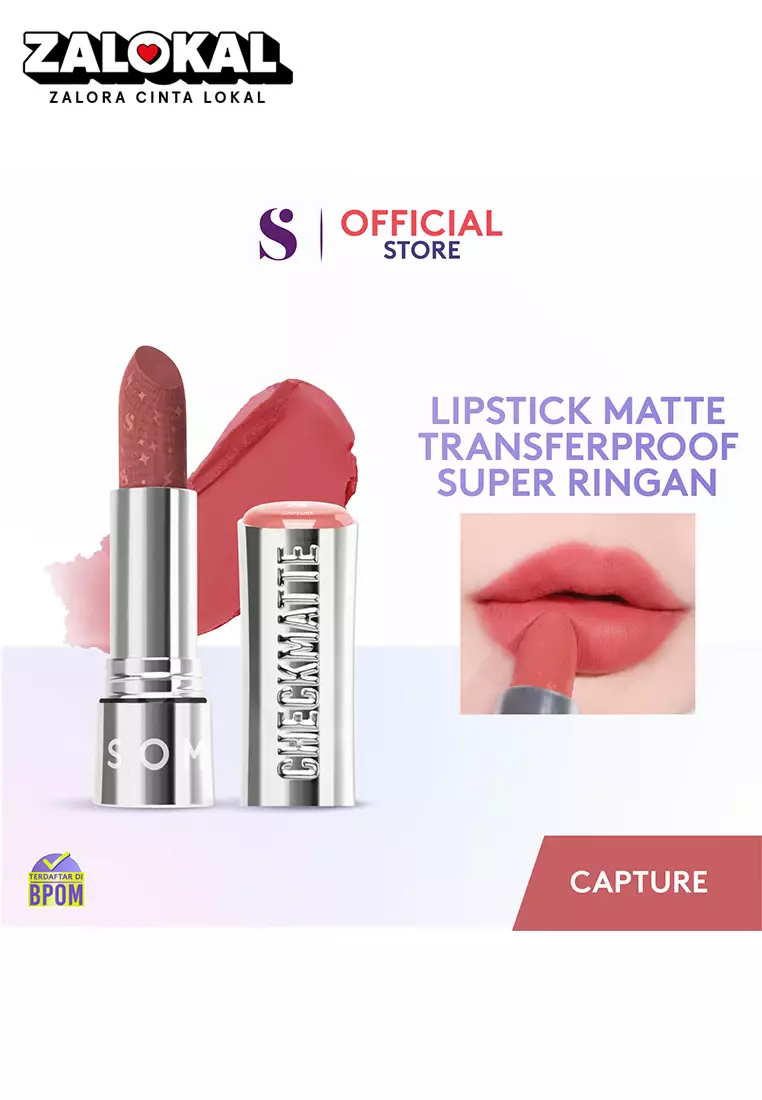SOMETHINC Checkmatte Transferproof Lipstick - 15 Capture