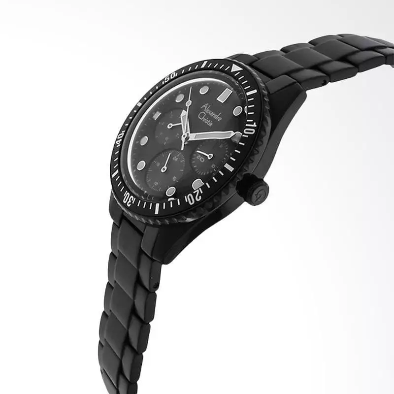 Alexandre Christie 6442 Rantai Full Black Cewek