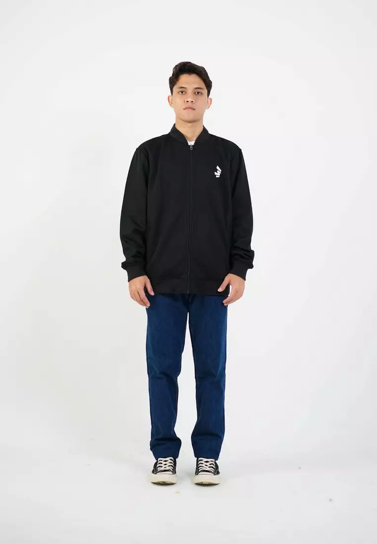 3Second Men's Bomber Jacket Regular Fit Fleece Kanno OL-C101224
