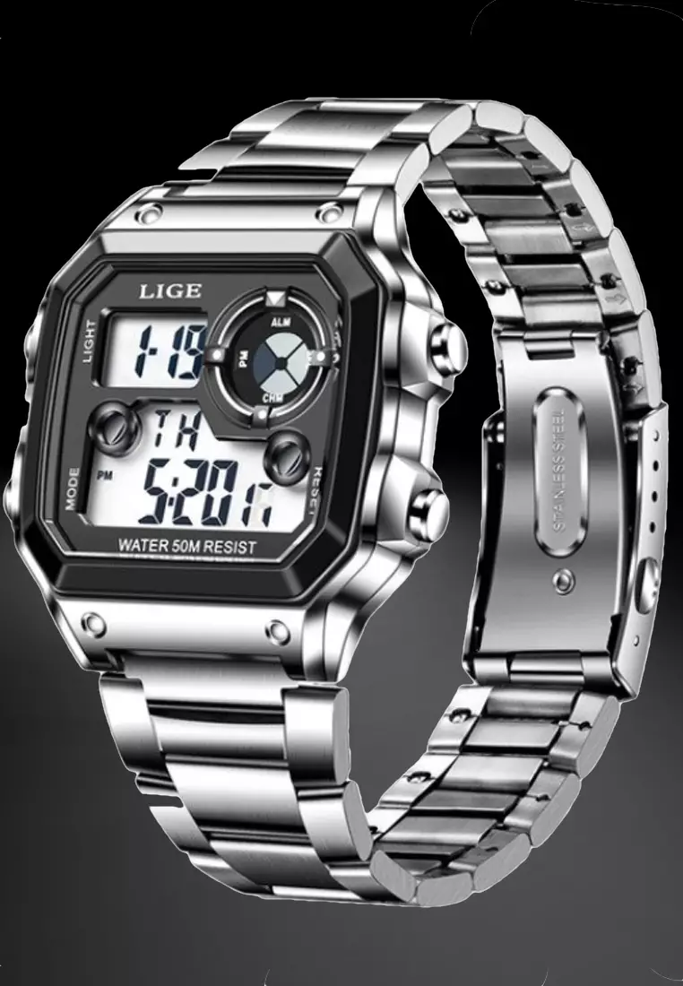 Men's digital shop bracelet watch