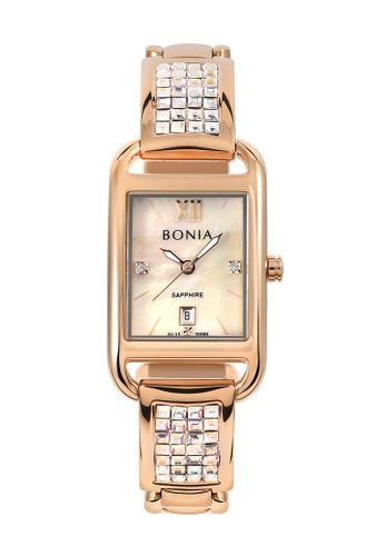 Bonia Watches gold Bonia Elegance Women Watch BNB10650-2573 (Free Gift) 20DBEACD3E427BGS_1