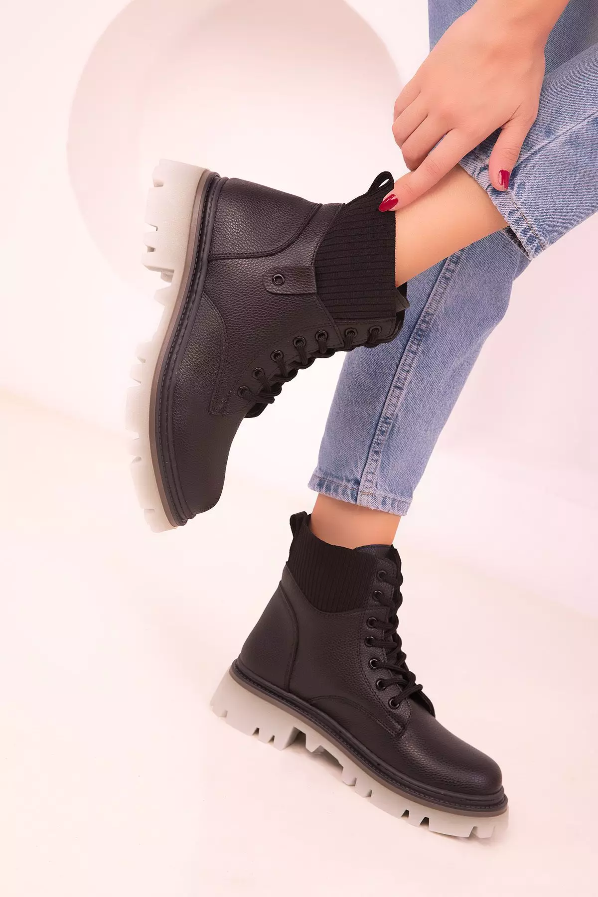 Lace Up Ankle Boots